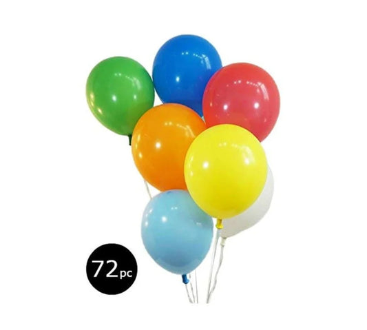 Latex Balloons 72 Pcs.